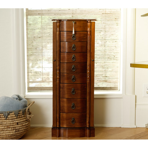 Astoria Grand Kennell 14'' Wide Freestanding Jewelry Armoire & Reviews